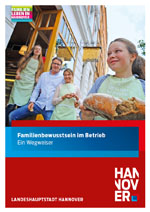 Titelseite der Broschüre Familienbewusstsein im Betrieb