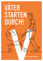 Postkartenmotiv Väter starten durch!
