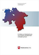 Titelseite 'Vierter Gleichstellungsbericht Niedersachsen'