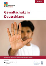 Titelseite der Broschüre Gewalschutz in Deutschland