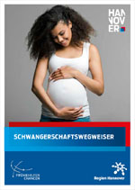 Titelseite 'Schwangerschaftswegweiser Region Hannover'